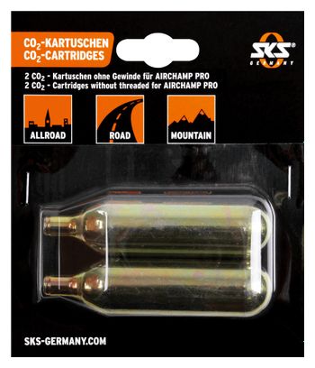 SKS CO2-Kartusche 16 g (ohne Gewinde)