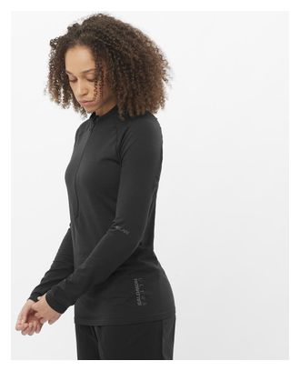 Maillot Manches Longues Salomon S/Lab Ultra Seamless Noir Unisexe 