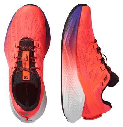 Salomon Aero Glide 3 Hardloopschoenen Rood/Paars Heren