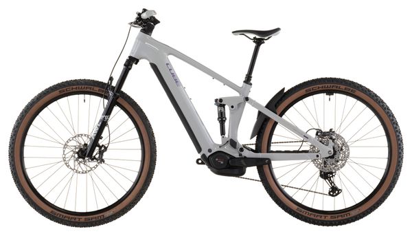 VTT Électrique Tout-Suspendu Cube Stereo Hybrid One22 SLX 800 Shimano Deore/Deore XT 12V 800 Wh 29'' Gris Beige Greige 2026