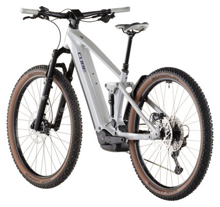 VTT Électrique Tout-Suspendu Cube Stereo Hybrid One22 SLX 800 Shimano Deore/Deore XT 12V 800 Wh 29'' Gris Beige Greige 2026