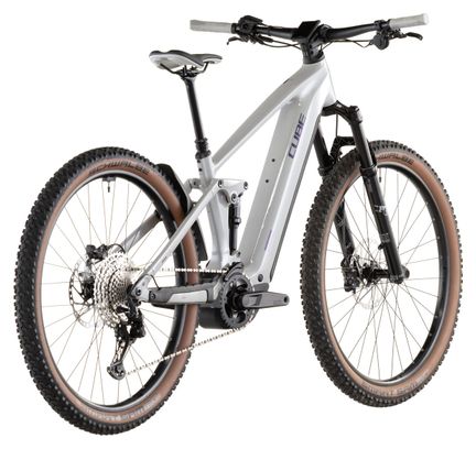 VTT Électrique Tout-Suspendu Cube Stereo Hybrid One22 SLX 800 Shimano Deore/Deore XT 12V 800 Wh 29'' Gris Beige Greige 2026