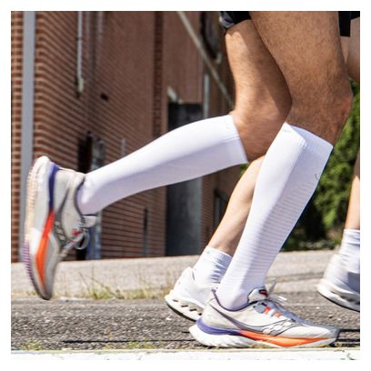 BV Sport Run Marathon Kompressionssocken Weiß/Grau
