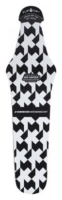 Assos Mud Guard Monogram Schwarz / Weiß