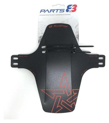 Garde Boue Avant Hurricane Parts 8.3 Noir/Rouge