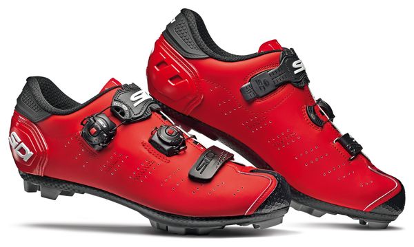 Zapatillas BTT Sidi Dragon 5 SRS Rojo Mate / Negro