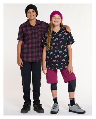 Dharco Kids Tech Party Mix Tape Short Sleeve Tee Shirt Black