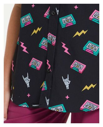 Dharco Kids Tech Party Mix Tape Short Sleeve Tee Shirt Black