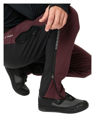 Pantalon Vélo Softshell Homme Vaude Qimsa II Violet