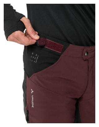 Pantalon Vélo Softshell Homme Vaude Qimsa II Violet