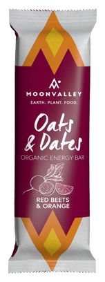 Moonvalley Oats & Dates Organic Energy Bar Red Beets Orange 50 g