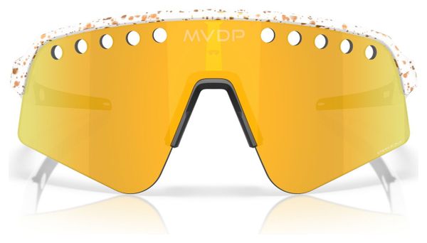 Lunettes Oakley Sutro Lite Sweep - Mathieu Van Der Poel Signature Series / Prizm 24K / Ref : OO9465-3339