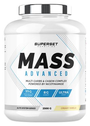 Programme Prise de Masse Débutant - Mass Advanced 2 5kg Vanille Crémeuse - Amino Max
