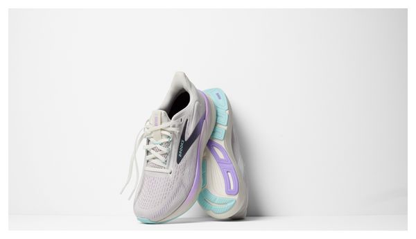 Zapatillas Running Brooks Revel 8 Blanco/Violeta, Mujer