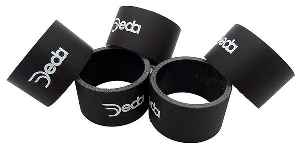 Deda Distanziale Sterzo Carbonio Nero 1''1/8 - Altezza 15 mm ( 5 Pz )