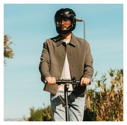 Virgo Integral Mips Noir - Casque Intégral Urbain avec visière et phare arrière