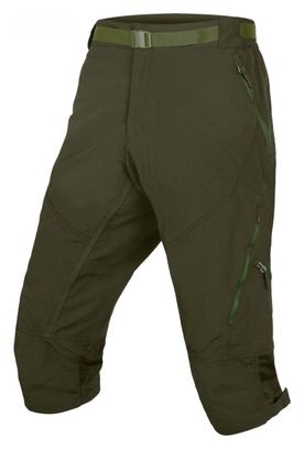 Hummvee II Shorts with Dark Green Endura Undershorts