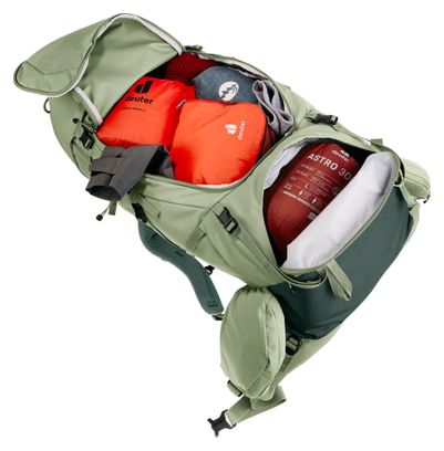 Deuter Aircontact Core 45 +10 SL Wanderrucksack, grün, für Damen