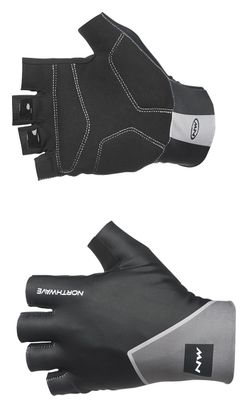 Northwave New Extreme Graphic Short Gloves Black Grey