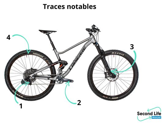 Produit Reconditionné - VTT Tout Suspendu Lapierre Zesty TR 5.9 Sram GX/NX 12V 29' Gris 2022