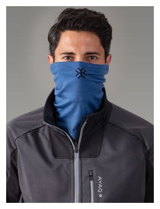 Unisex Merino Neckwarmer AYAQ Lobbia Blue Lake Blue