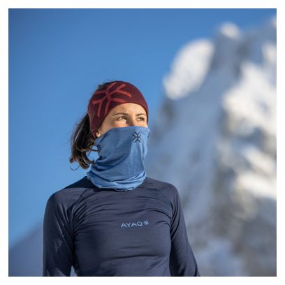 Unisex Merino Neckwarmer AYAQ Lobbia Blue Lake Blue