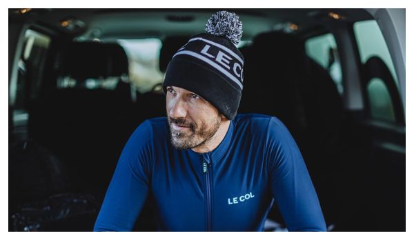 Le Col Pompon Beanie Negro