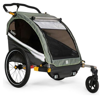 Rimorchio tandem per bambini Burley D'Lite X Verde