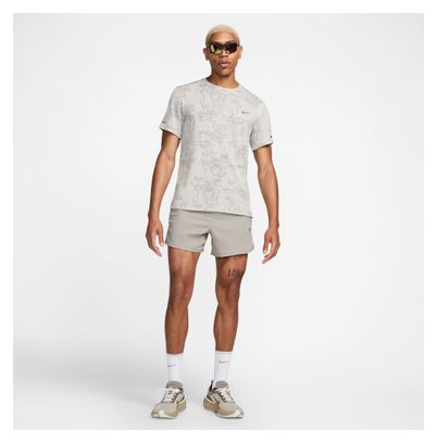 Maillot manches courtes Nike Running Division Beige Homme