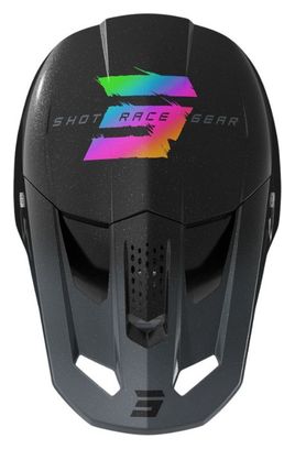 Casque Intégral Shot Speed Enfant Rac Noir Brillant