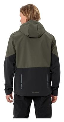Heren Vaude Qimsa Softshell Jas Khaki