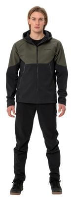Heren Vaude Qimsa Softshell Jas Khaki