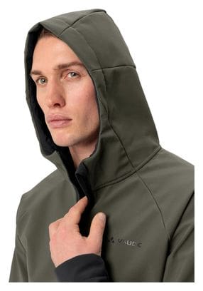 Vaude Qimsa Khaki Softshell Jacket for Men