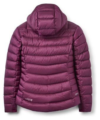 Felpa con cappuccio RAB Electron Pro da donna in viola