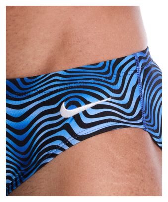 Bañador Nike Swim HydraStrong Team Wavy Lines azul para hombre