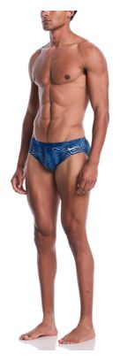 Bañador Nike Swim HydraStrong Team Wavy Lines azul para hombre