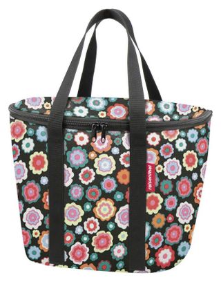Klickfix Happy Flowers Insulated Basket Bag