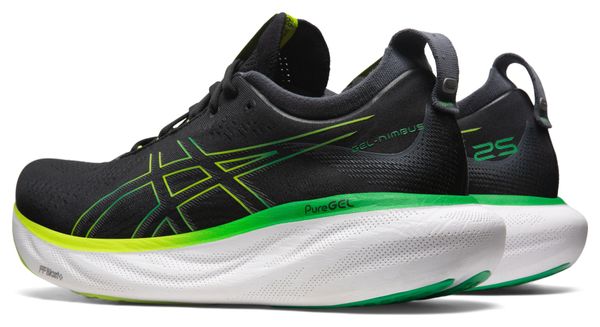 Chaussures de Running Asics Gel Nimbus 25 Noir Vert