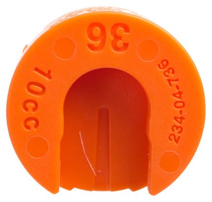 Fox Racing Shox Spacer 10cc FLOTADOR 36 Naranja