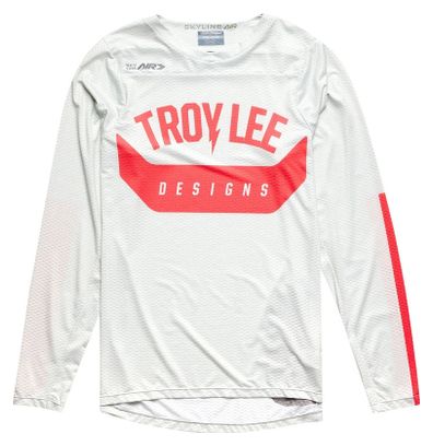 Maillot Manches Longues Troy Lee Designs Skyline Air Aircore Gris