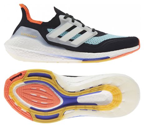 Chaussures de Running adidas UltraBoost 21 Noir Multi-Color