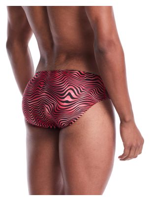 Maillot de Bain Nike Swim HydraStrong Team Wavy Lines Rouge Homme