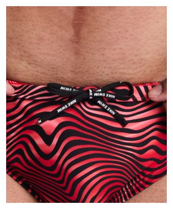 Maillot de Bain Nike Swim HydraStrong Team Wavy Lines Rouge Homme