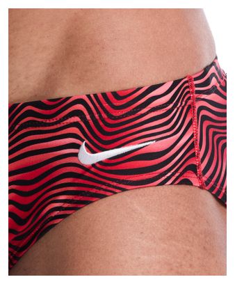 Maillot de Bain Nike Swim HydraStrong Team Wavy Lines Rouge Homme