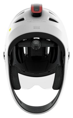 Virgo Integral Mips Blanc - Casque Intégral Urbain avec visière et phare arrière
