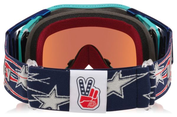 Gafas de MTB Oakley Airbrake MX Troy Lee Designs Azul/Prizm MX Sapphire Iridium/Ref.: OO7046-H7