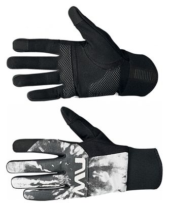 Northwave Fast Gel Reflex Long Gloves Black/Reflective
