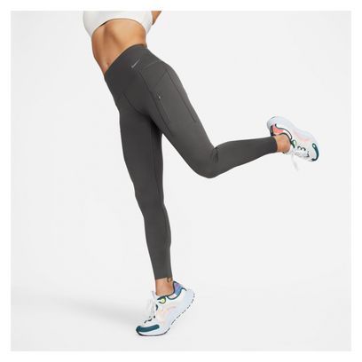 Mallas largas Nike Dri-Fit Go Mujer Gris