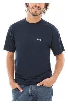 T-Shirt Manches Courtes Vans Logo Navy Bleu / Blanc