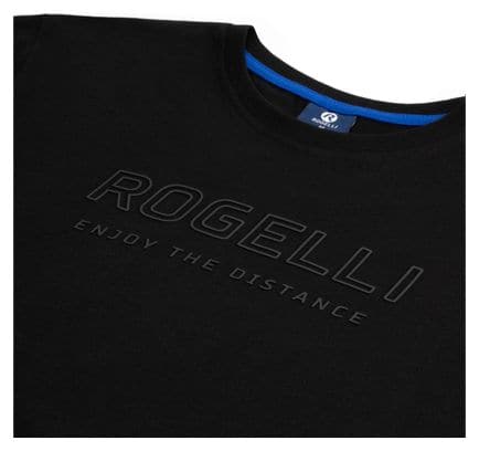 T-Shirt De Sport Manches Courtes Rogelli Logo T-Shirt - Homme - Noir